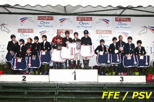 Equipe Poney au Championnat